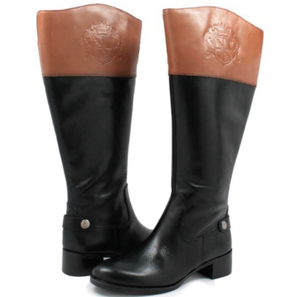Franco Sarto Two-Tone Riding Boots